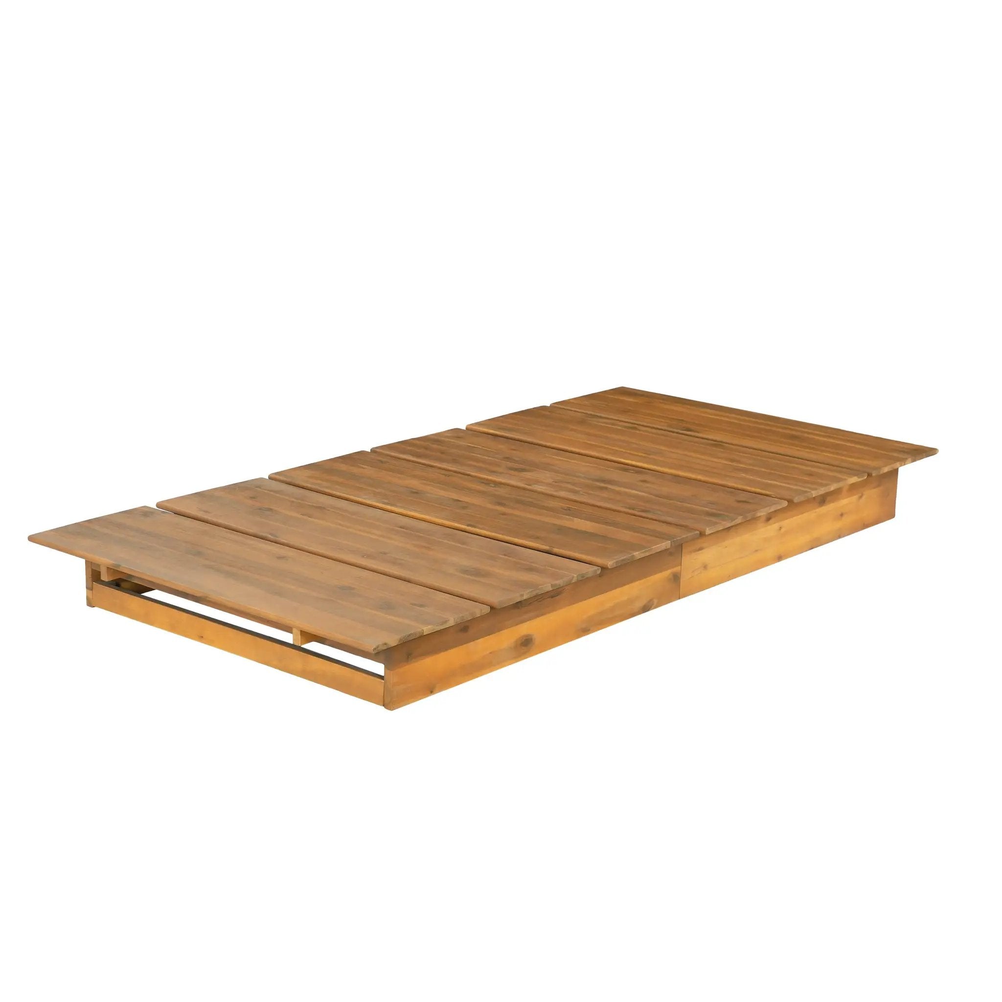 Acacia Wood Outdoor Chaise Lounge by HouseOfZazla