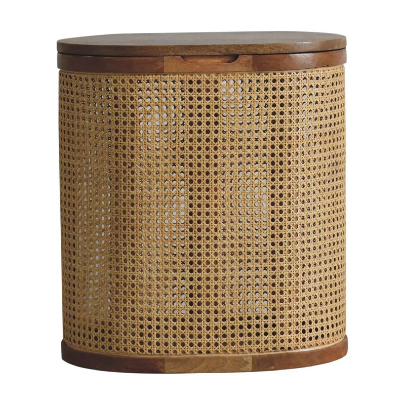 Larissa - Lid Up, Storage Stool - Oak by Unique Piece Furniture