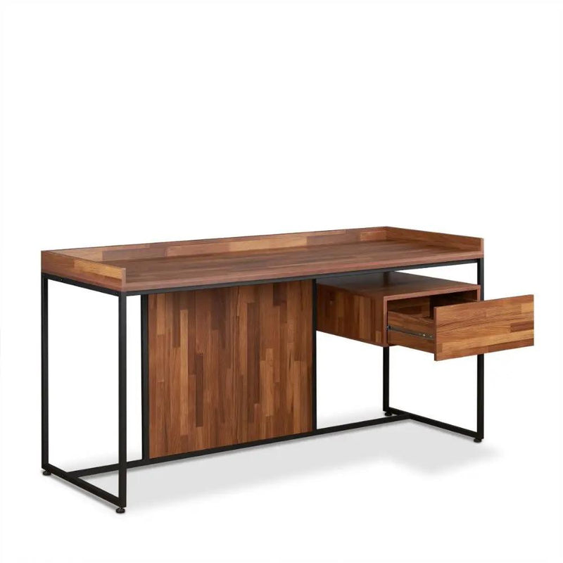 Sara - Writing Desk - Walnut & Sandy Black by Unique Piece Furniture