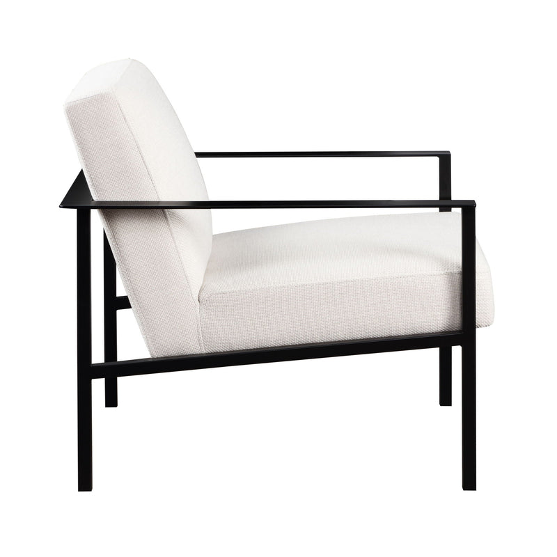 Millie - Stationary Accent Chair - Off White by HouseOfZazla