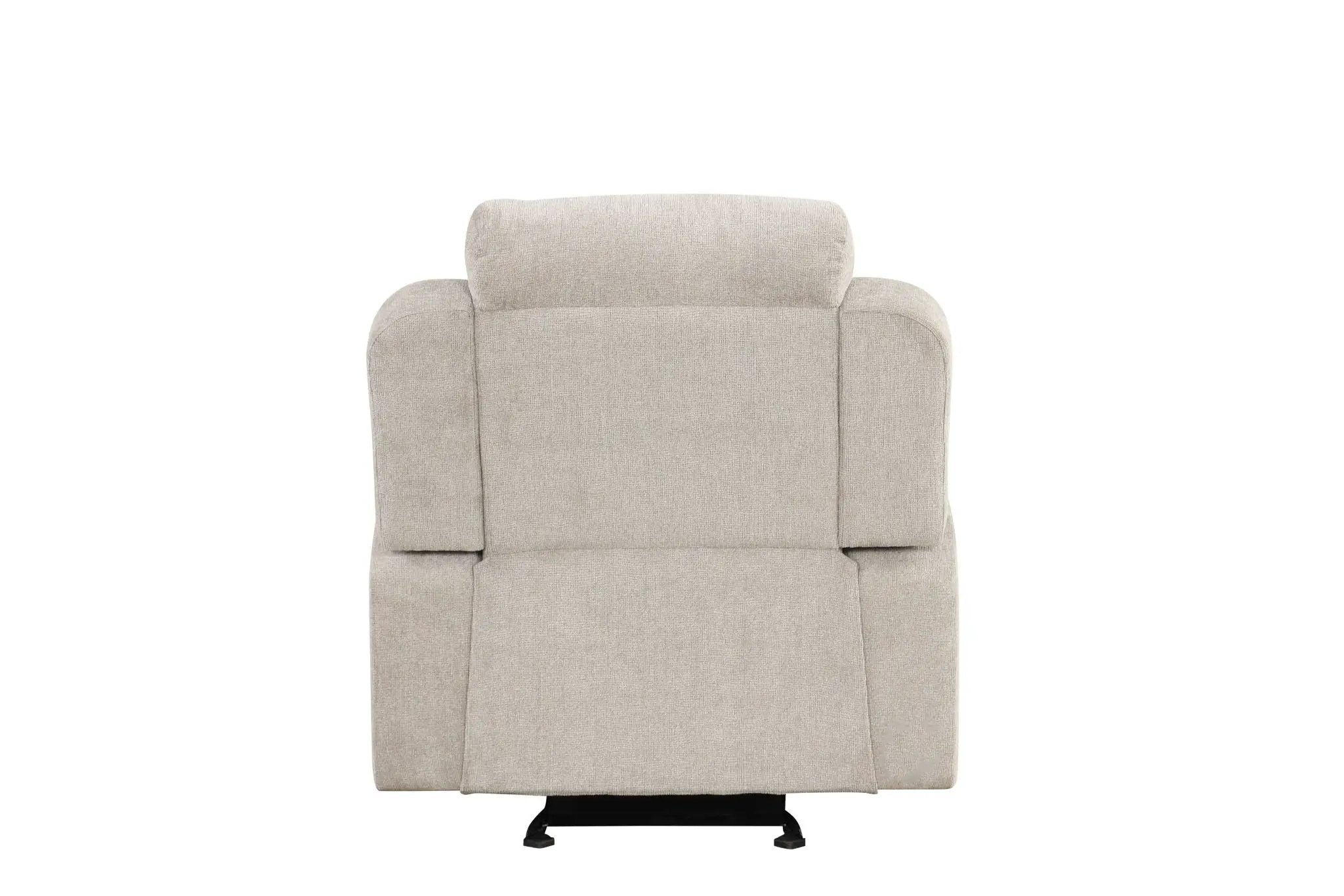 Galya - Motion Glider Recliner - Light Gray by Unique Piece Furniture