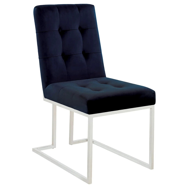 Tufted Back Upholstered Dining Chair (Set of 2) by HouseOfZazla
