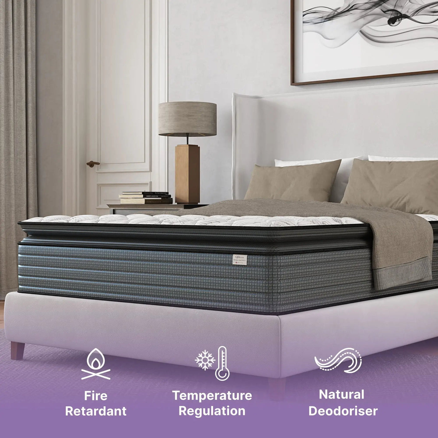Isabella - 14" Hybrid Pillow Top Mattress by Unique Piece Furniture