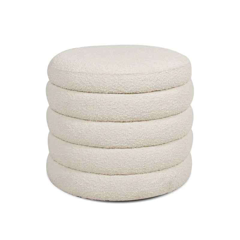 Fuji - Oversized Round Storage Ottoman by Unique Piece Furniture