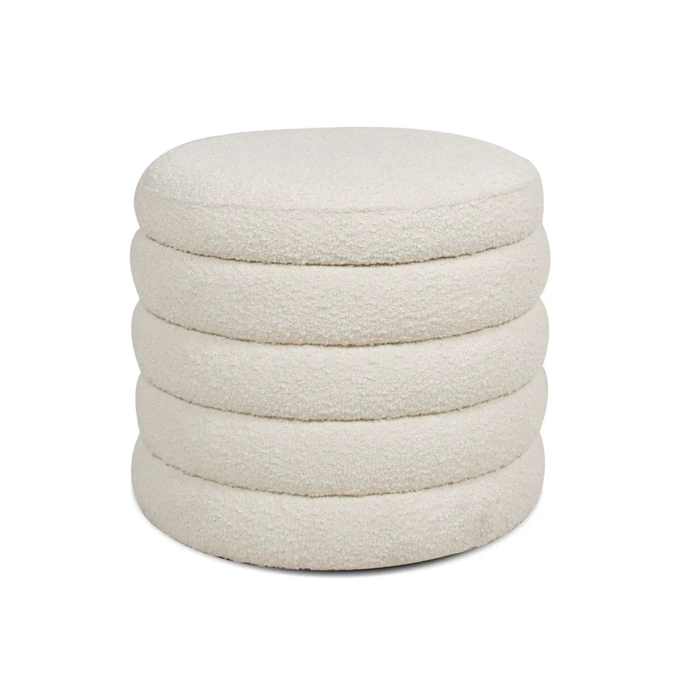 Fuji - Oversized Round Storage Ottoman by Unique Piece Furniture