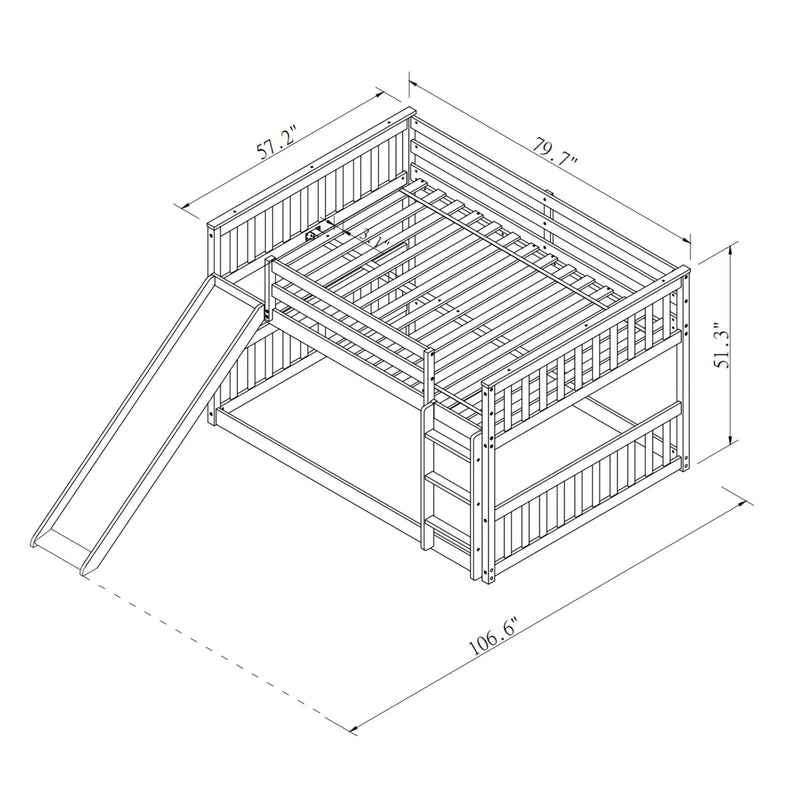 Bunk Bed With Slide And Ladder by Unique Piece Furniture