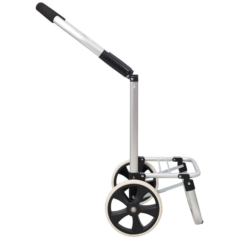 Foldable Shopping Trolley With Wheels And Removable Waterproof Bag - Black by HouseOfZazla