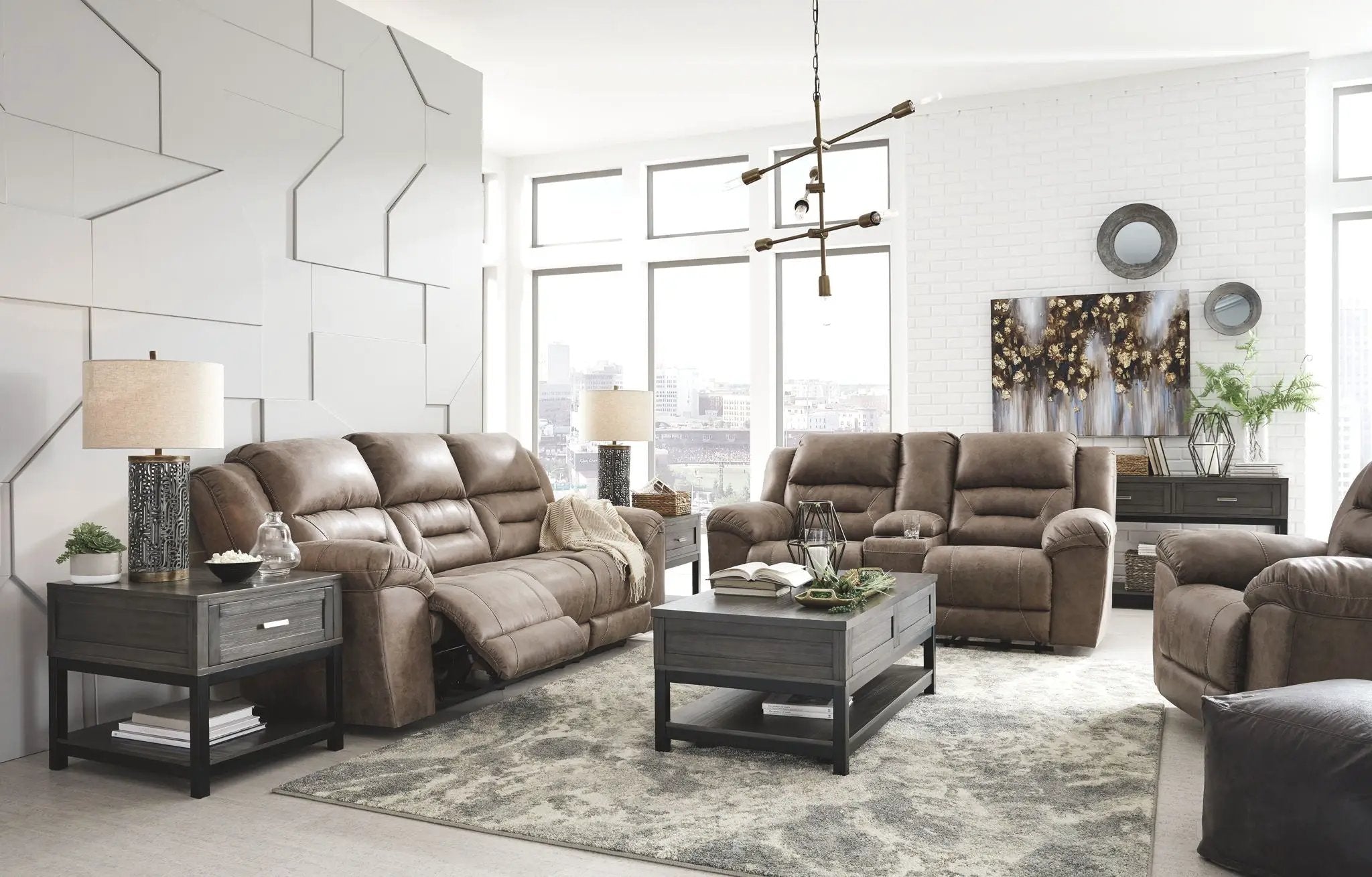Stoneland - Reclining Living Room Set by Unique Piece Furniture