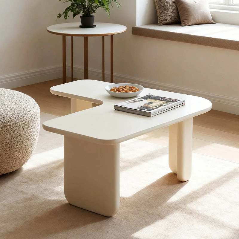 L-Shape Coffee Table For Living Room by Unique Piece Furniture