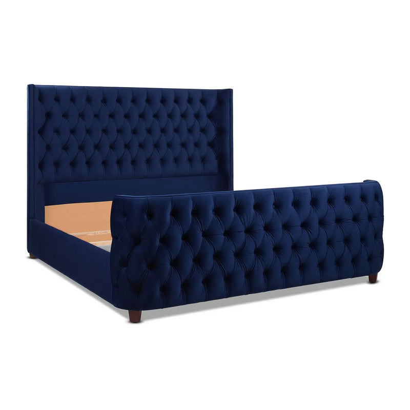 Brooklyn - Tufted Panel Bed Headboard And Footboard Set by HouseOfZazla