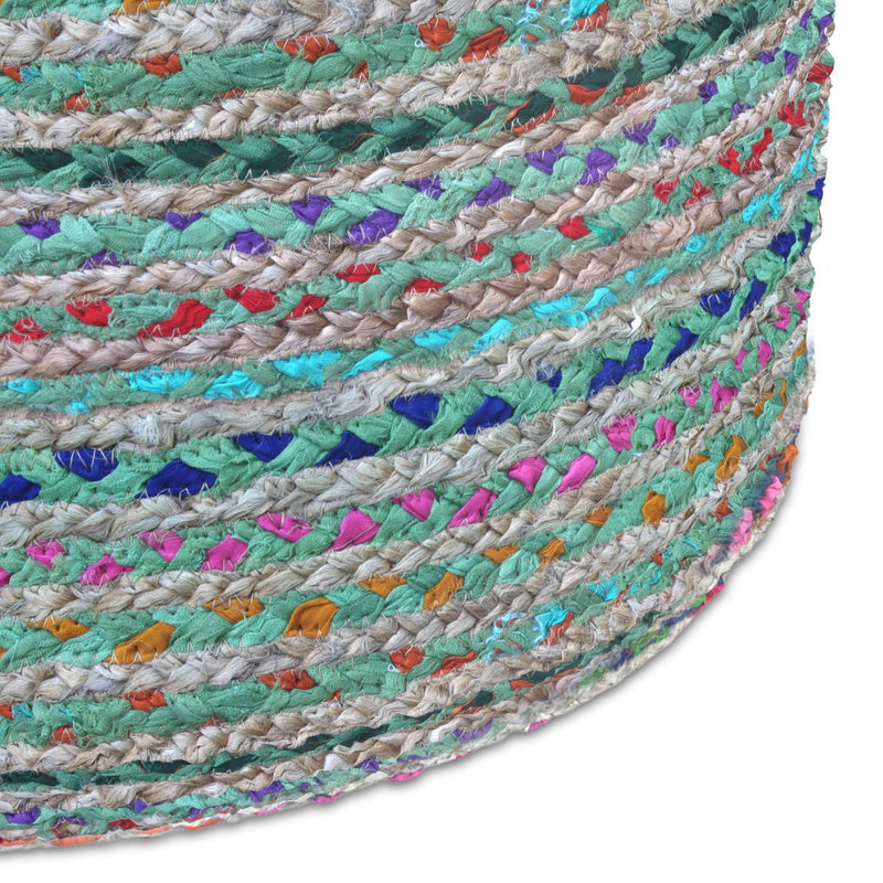 Margo - Handcrafted Round Pouf by HouseOfZazla