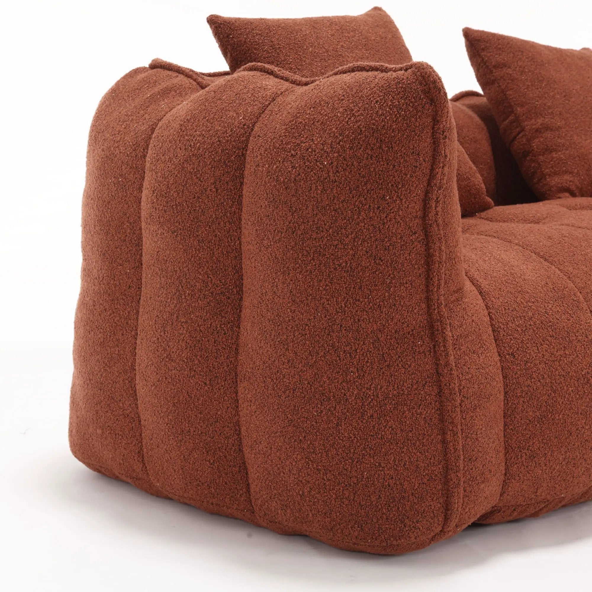 Cozy Beanbag Chair With High Resilience Foam Core For 2 by HouseOfZazla