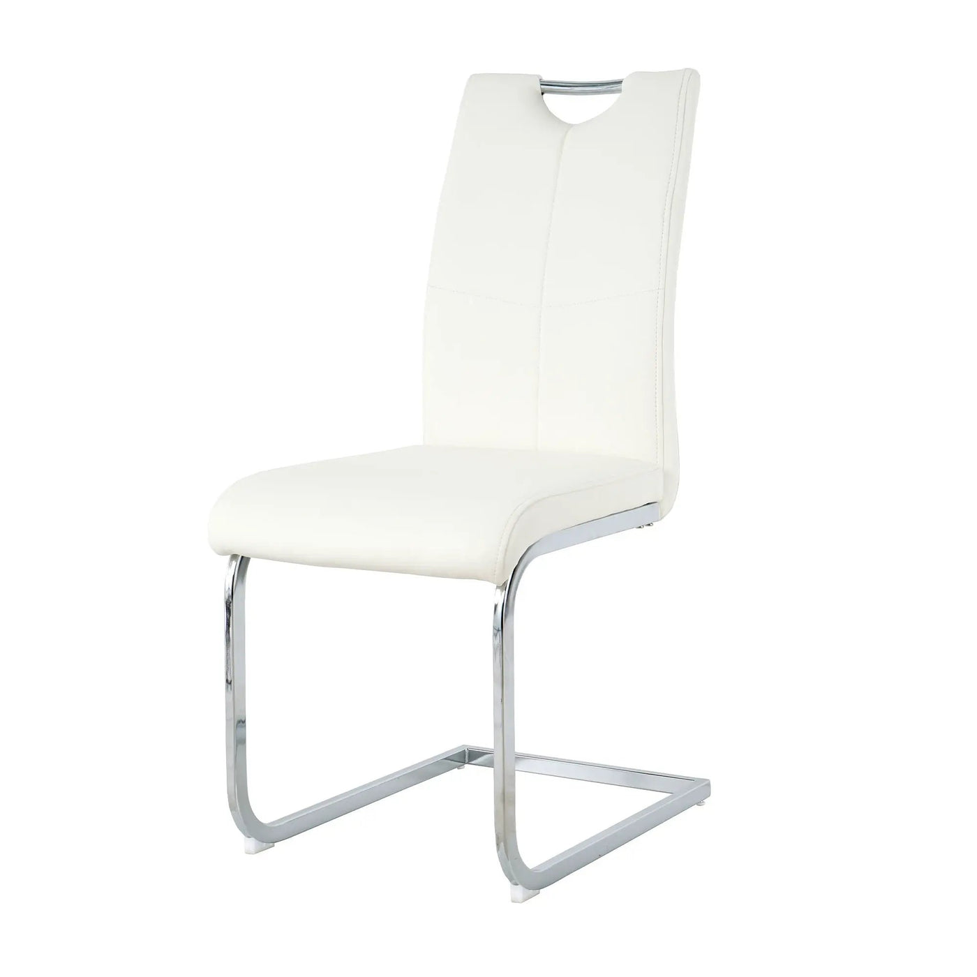Modern Dining Chairs With Padded Seat And Metal Legs by Unique Piece Furniture