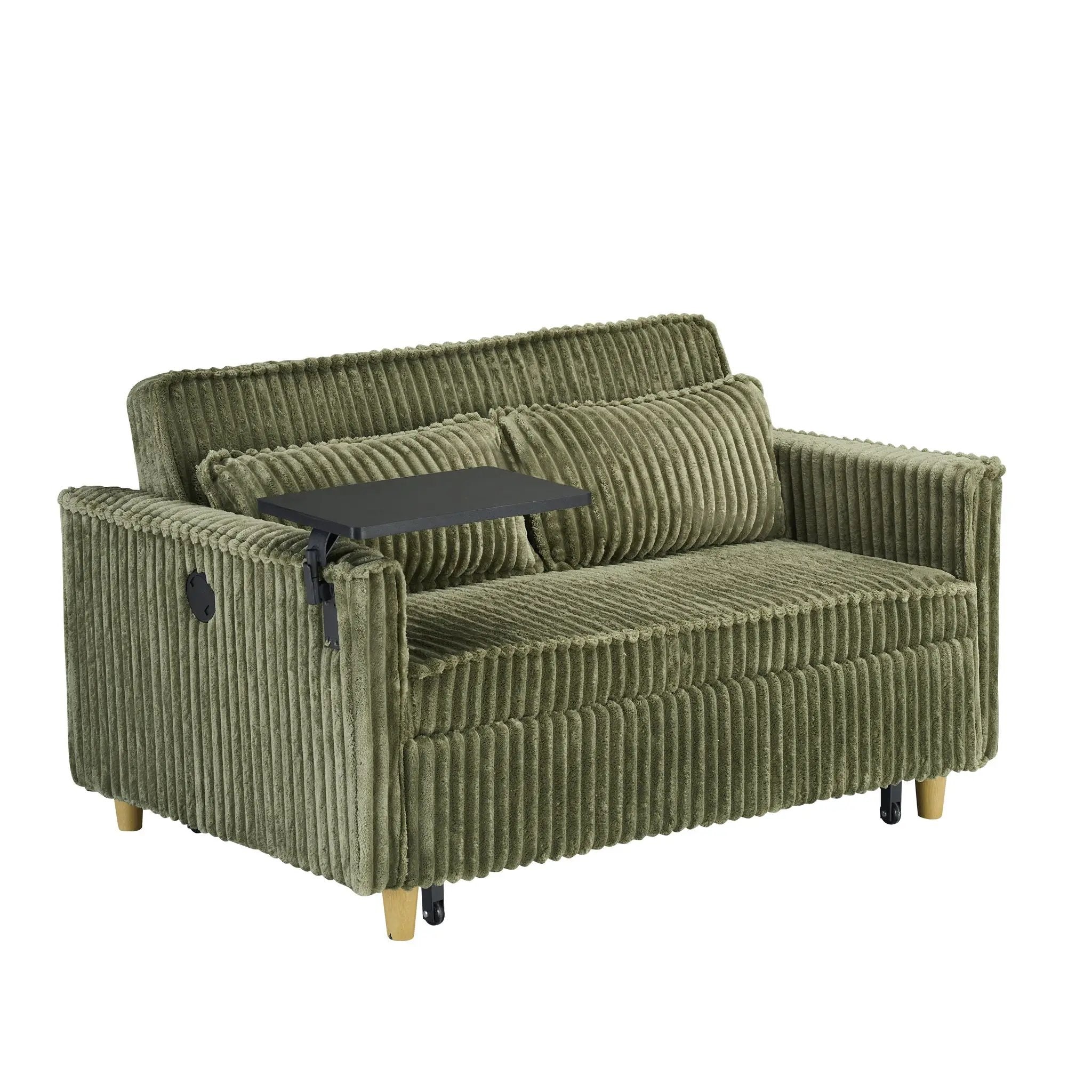 Pull Out Sofa With Movable Tabletop And USB Ports by HouseOfZazla