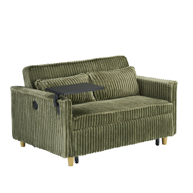 Pull Out Sofa With Movable Tabletop And USB Ports by HouseOfZazla