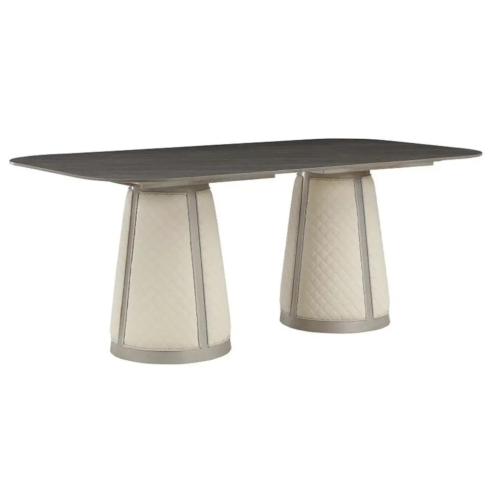 Kasa - Dining Table - Sintered Stone Top & Champagne by Unique Piece Furniture