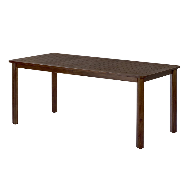 Rectangular Acacia Outdoor Dining Table by HouseOfZazla