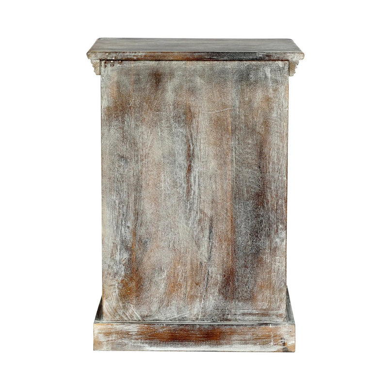 Wooden Nightstand With 1 Drawer 1 Door by HouseOfZazla
