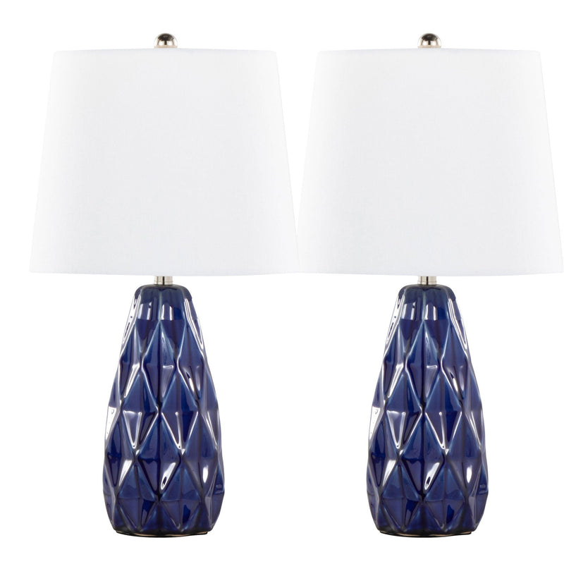 Hex - Contemporary Lamp (Set of 2) by HouseOfZazla