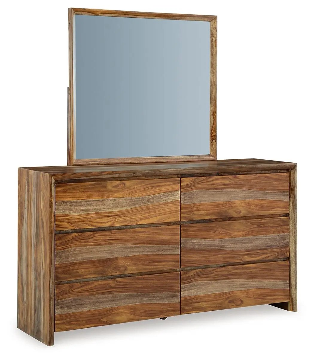 Dressonni - Dresser And Mirror - Brown by Unique Piece Furniture