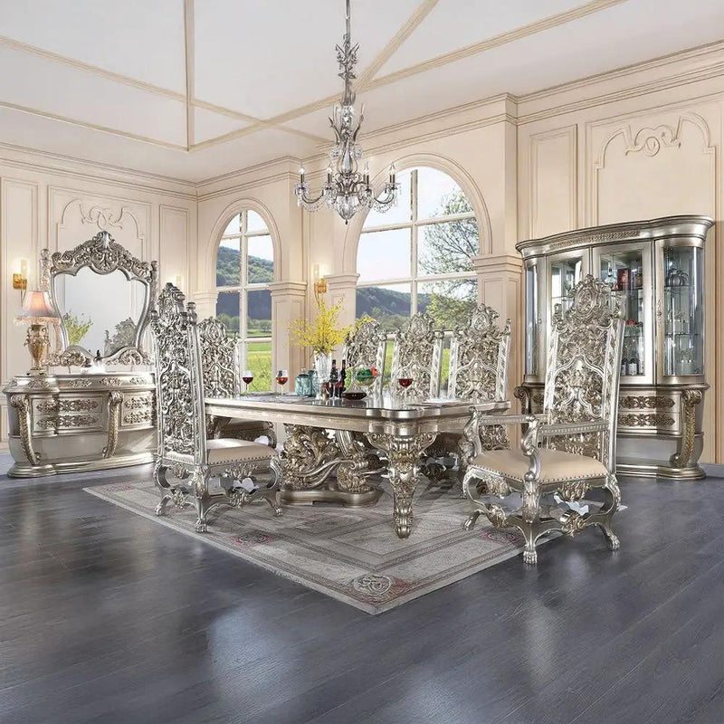 Danae - Curio - Champagne & Gold by Unique Piece Furniture