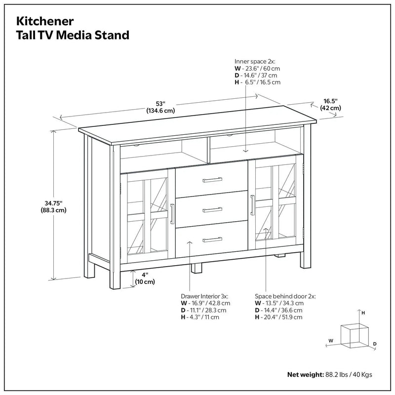 Kitchener - Handcrafted TV Media Stand by Unique Piece Furniture