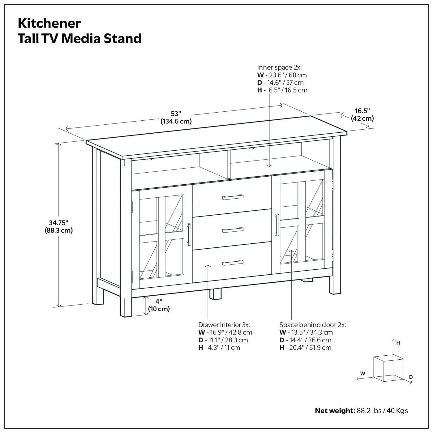 Kitchener - Handcrafted TV Media Stand by Unique Piece Furniture