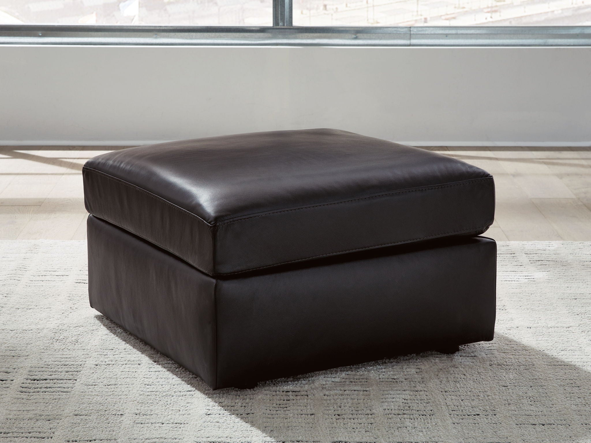 Modmax II - Oversized Accent Ottoman - Black by Unique Piece Furniture