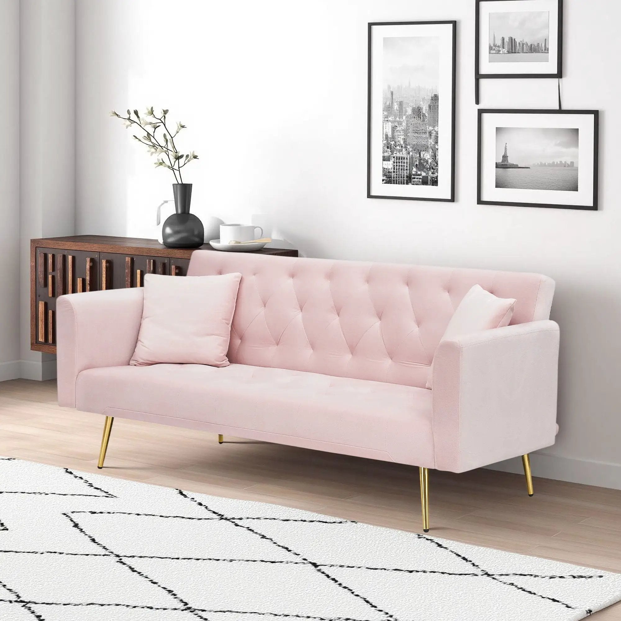 Convertible Double Folding Living Room Sofa Bed by HouseOfZazla