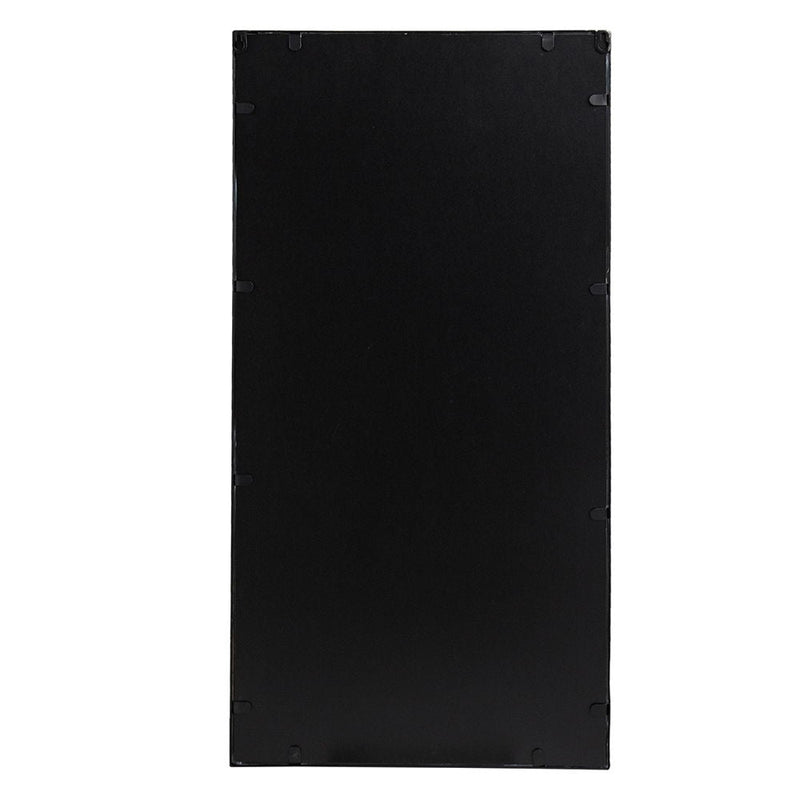 Rectangular Wall Mirrors With Frame, Home Decor For Living Room Bedroom Entryway - Black by HouseOfZazla