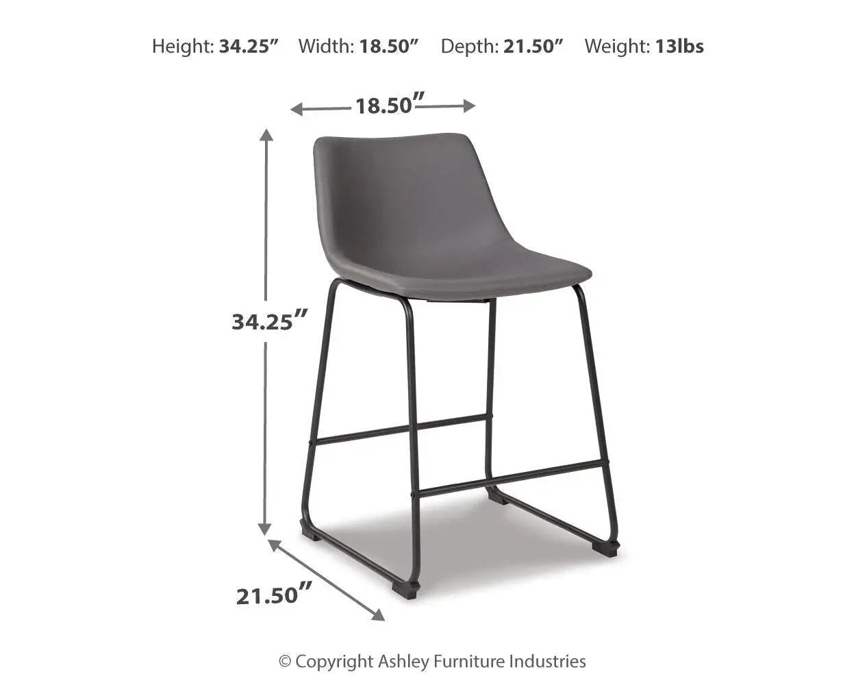 Centiar - Upholstered Barstool (Set of 2) by Unique Piece Furniture