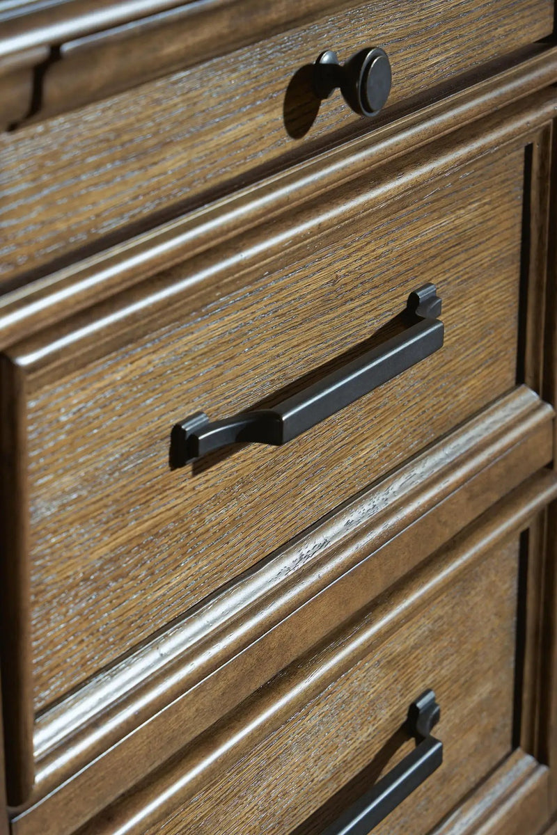 Karallin - Seven Drawer Chest - Medium Brown by Unique Piece Furniture