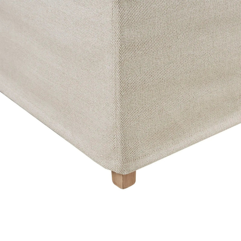 Dining Chair With Skirts (Set of 2) - Beige by HouseOfZazla