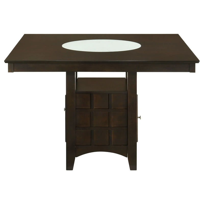 Gabriel 9-piece Square Counter Height Dining Set Cappuccino by Unique Piece Furniture