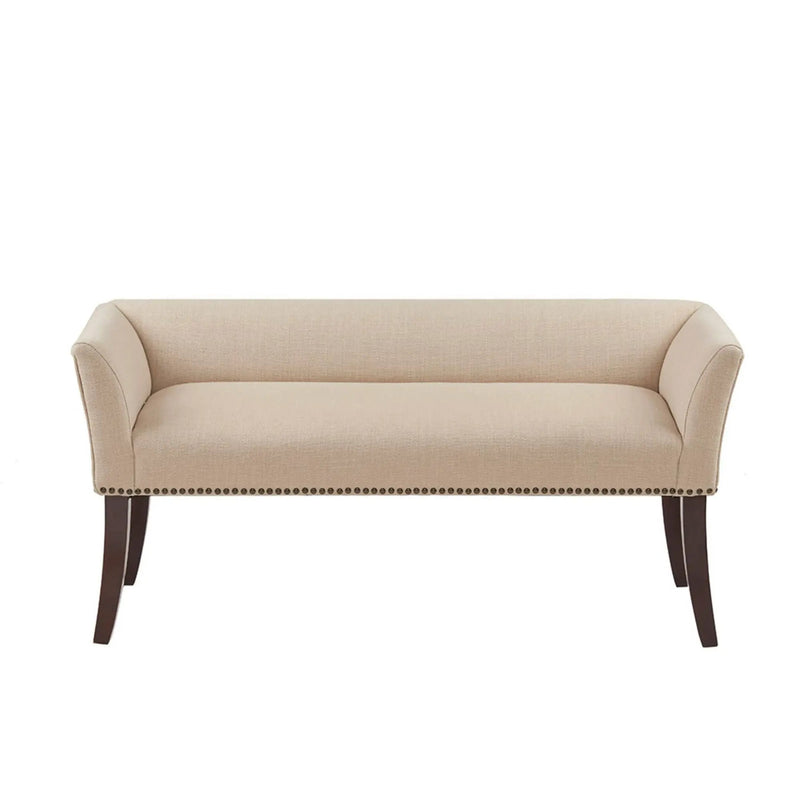 Elegant Design Bench Upholstery, Solid Wood Frame by Unique Piece Furniture
