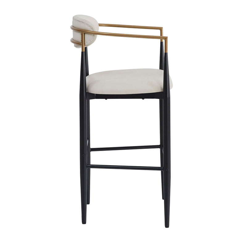 Upholstered Barstools With Back For Kitchen (Set of 2) by HouseOfZazla