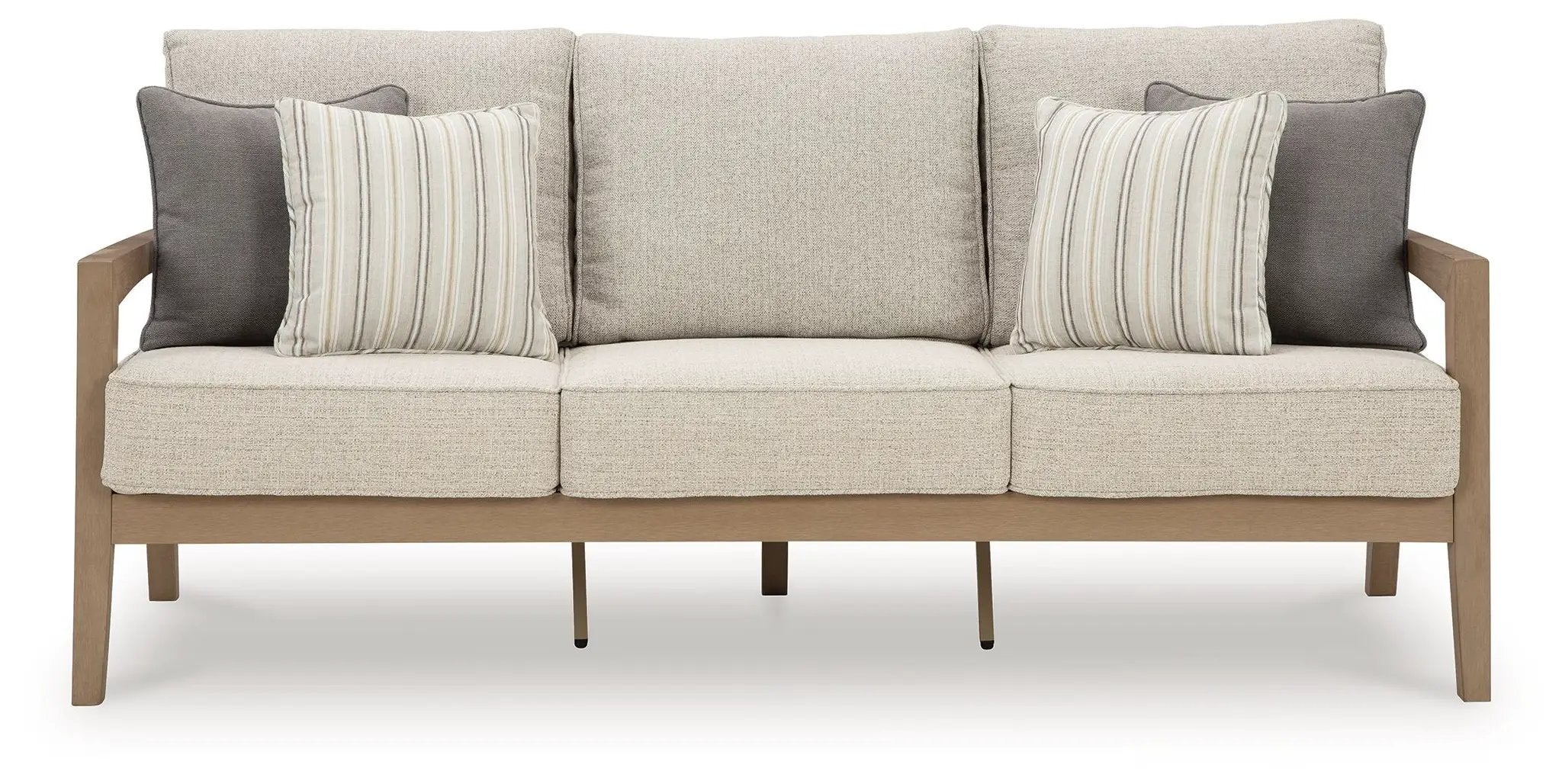 Hallow Creek - Sofa With Cushion - Driftwood by Unique Piece Furniture