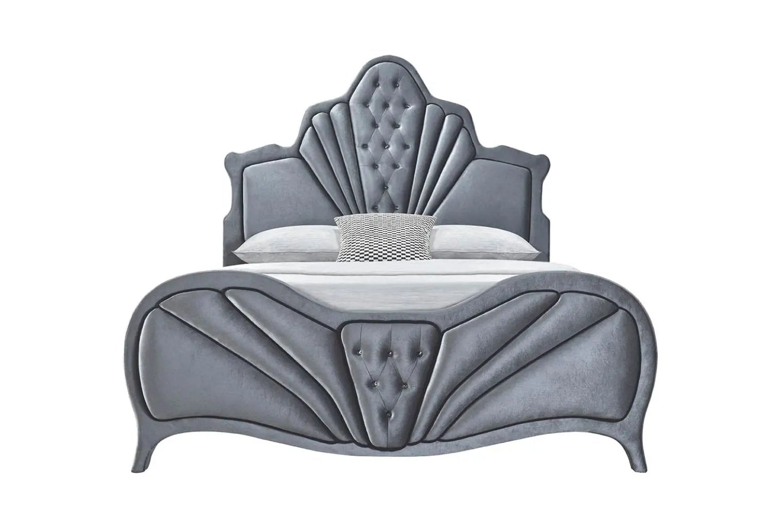 Dante - Queen Bed - Gray by Unique Piece Furniture
