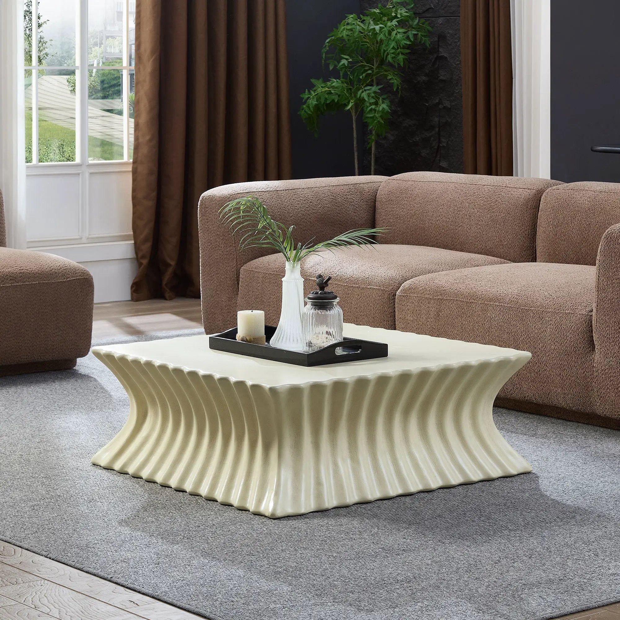 35.43 Inch Square Coffee Table by HouseOfZazla