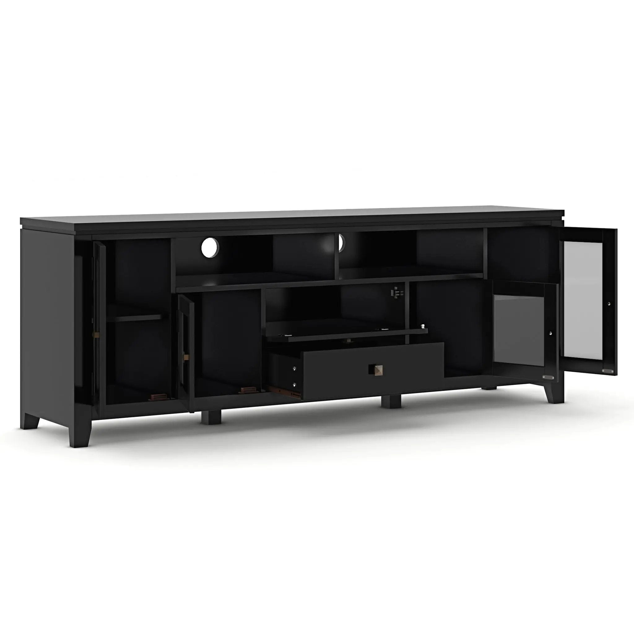 Cosmopolitan - Handcrafted Wide TV Media Stand by HouseOfZazla