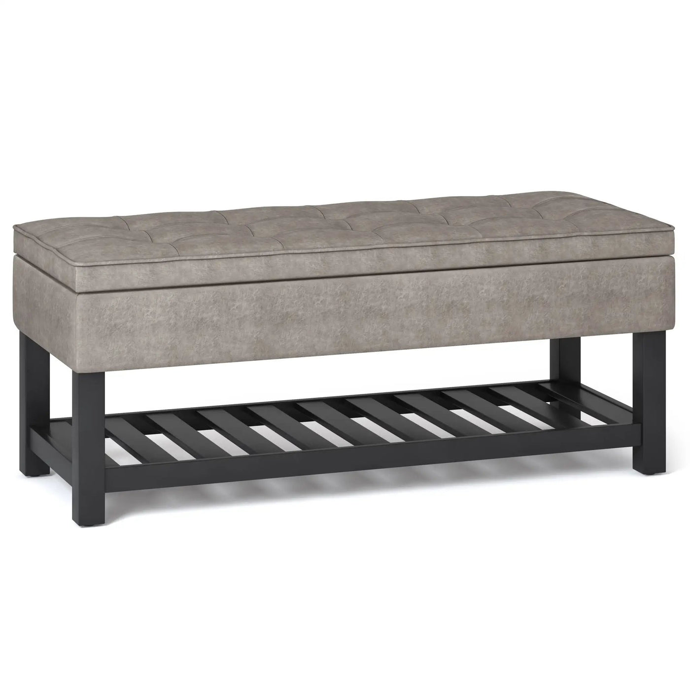 Cosmopolitan - Storage Ottoman Bench With Open Bottom by Unique Piece Furniture