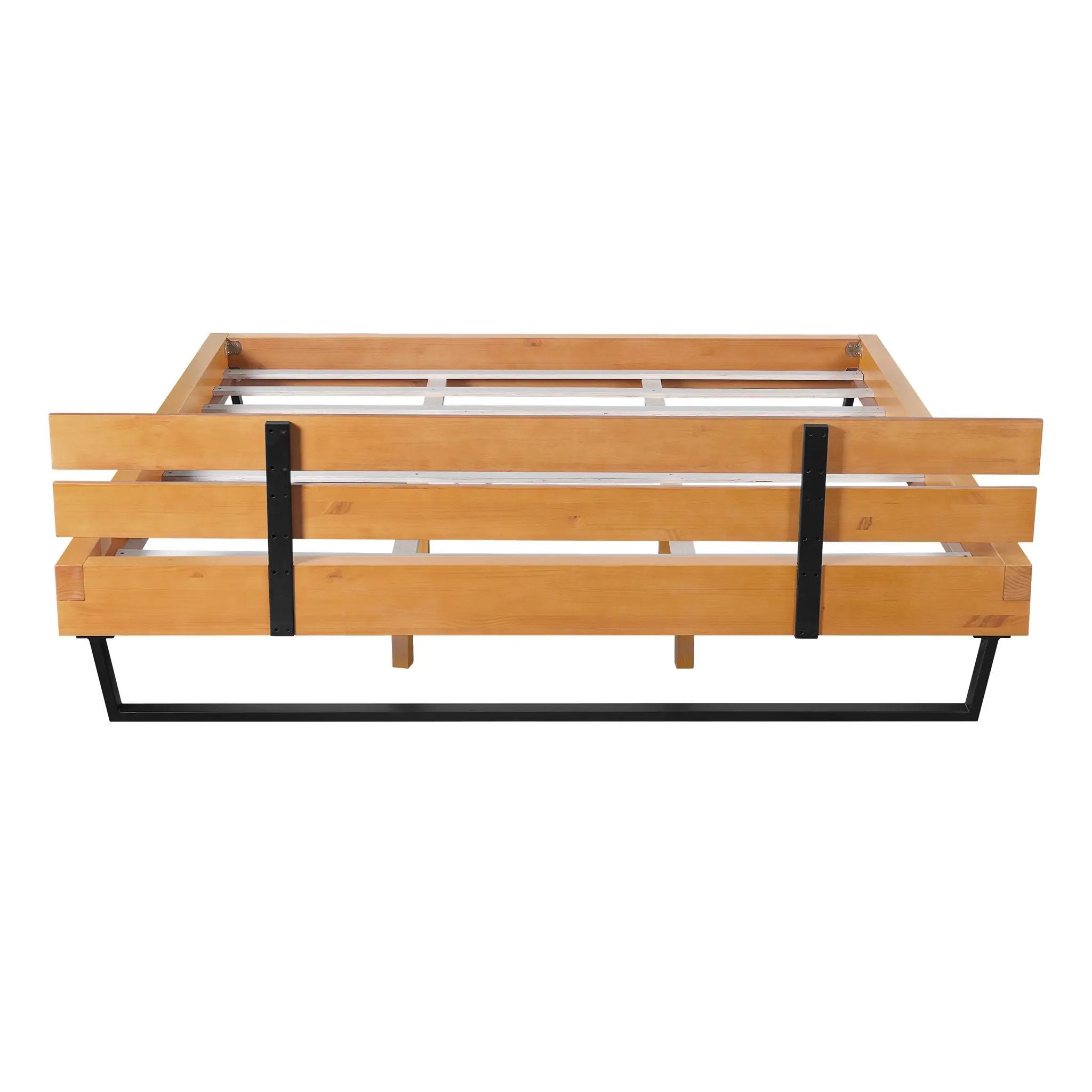 Pine Wood Bed Frame - King Size by HouseOfZazla