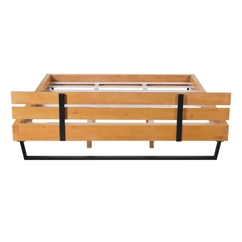 Pine Wood Bed Frame - King Size by HouseOfZazla