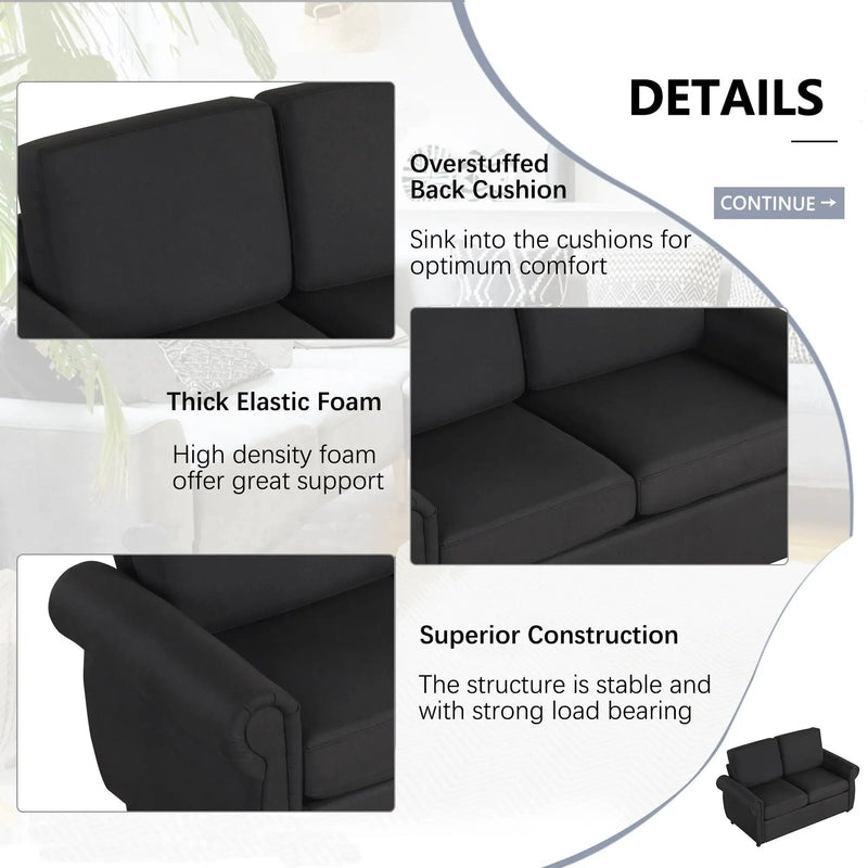 Pull Out Sofa Bed Loveseat Sleeper With Twin Size Memory Mattress With Two USB Ports For Living Room Spaces by HouseOfZazla