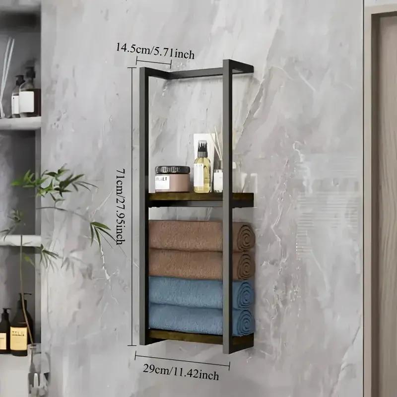 Wall Organizer - Handcrafted Metal Multiple Shelves by House Of Avana