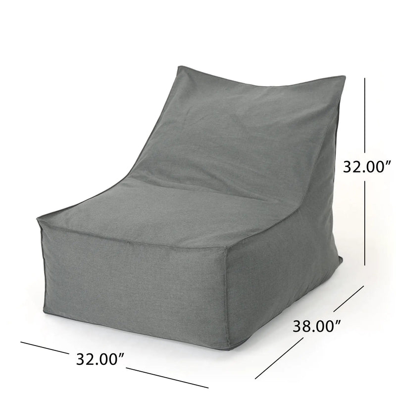 Ettie - Water Resistant Fabric Bean Bag Chair by Unique Piece Furniture