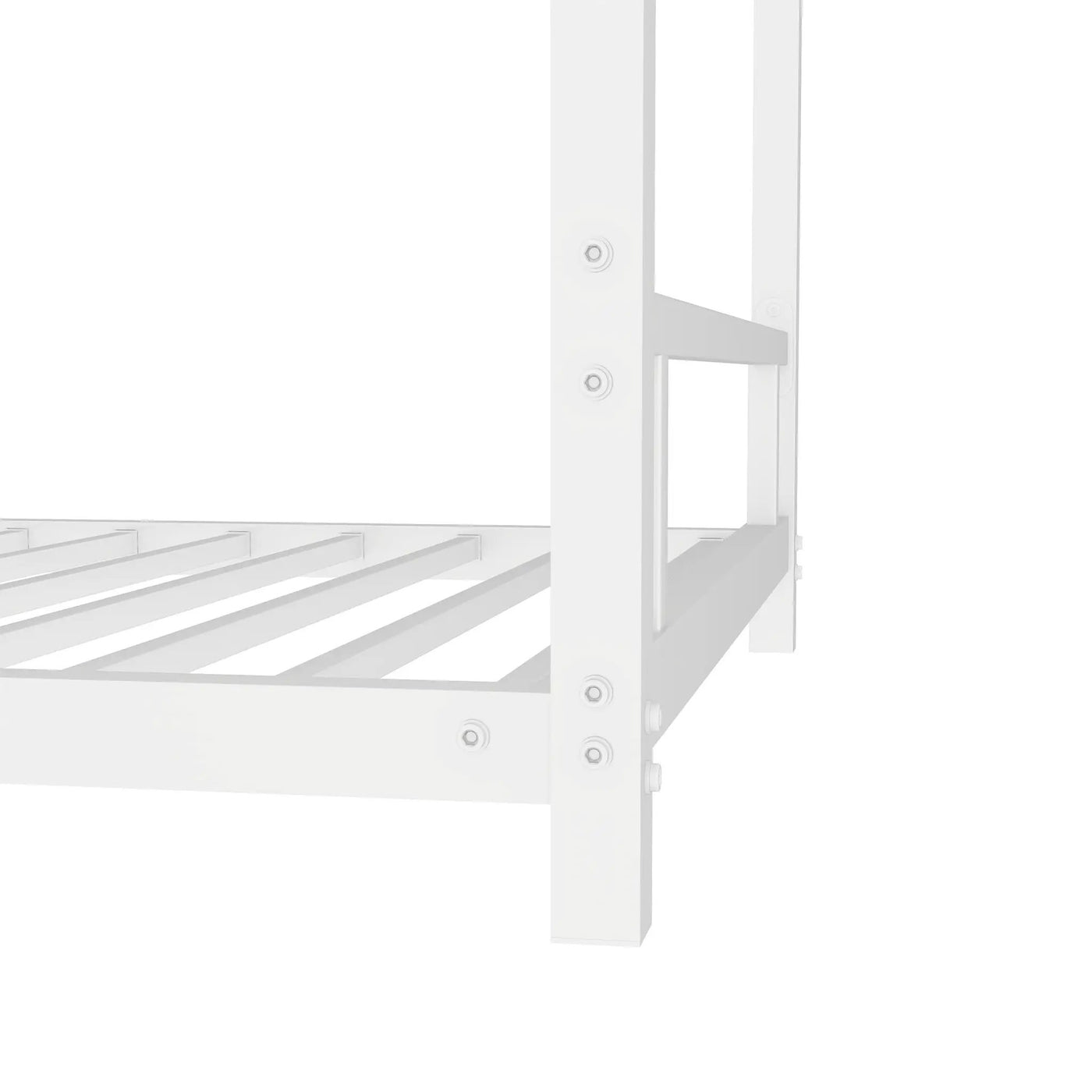 Bunk Bed With Noise Reduction And Safety Guardrail by HouseOfZazla
