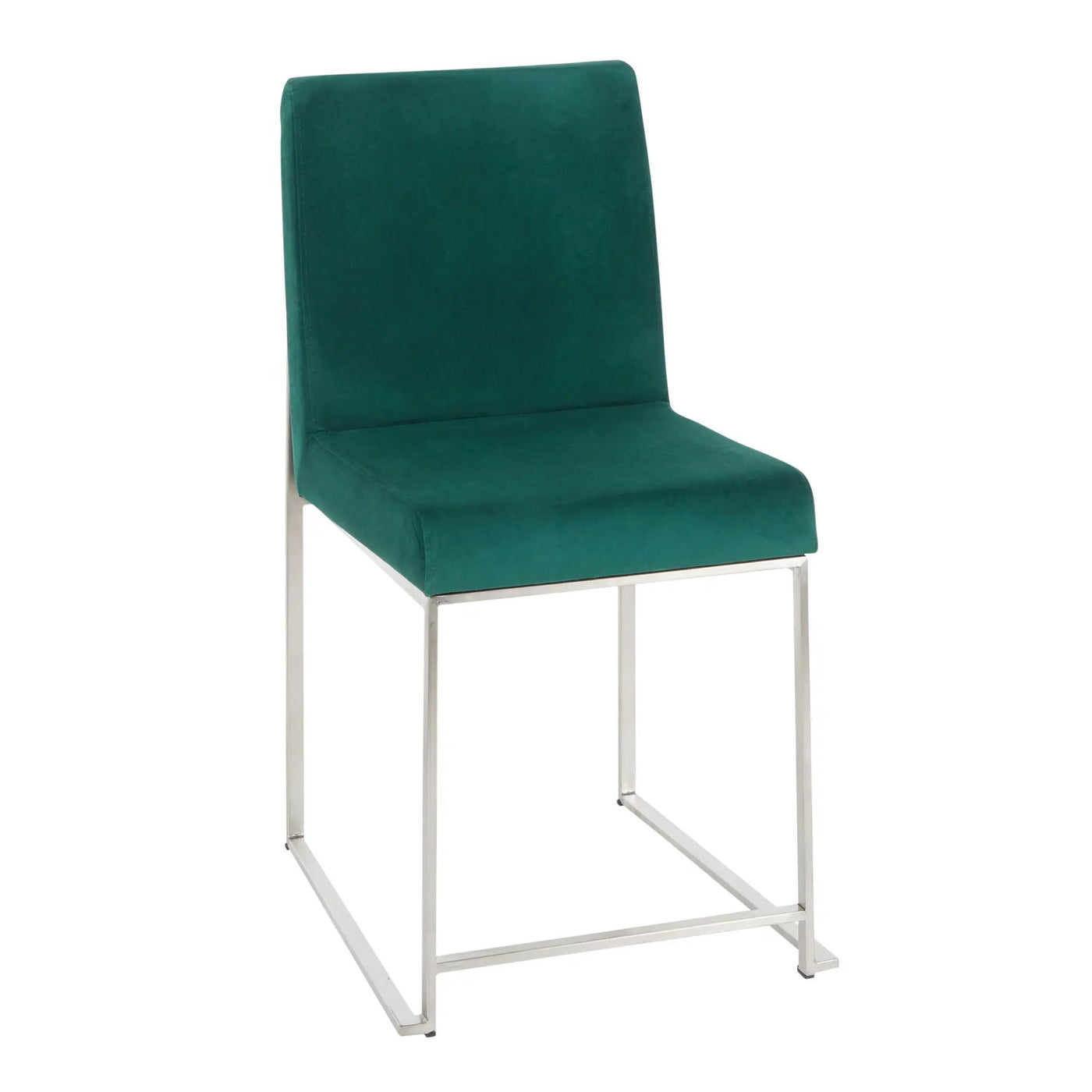 Fuji - Contemporary Modern Elegance High Back Dining Chair (Set of 2) by HouseOfZazla