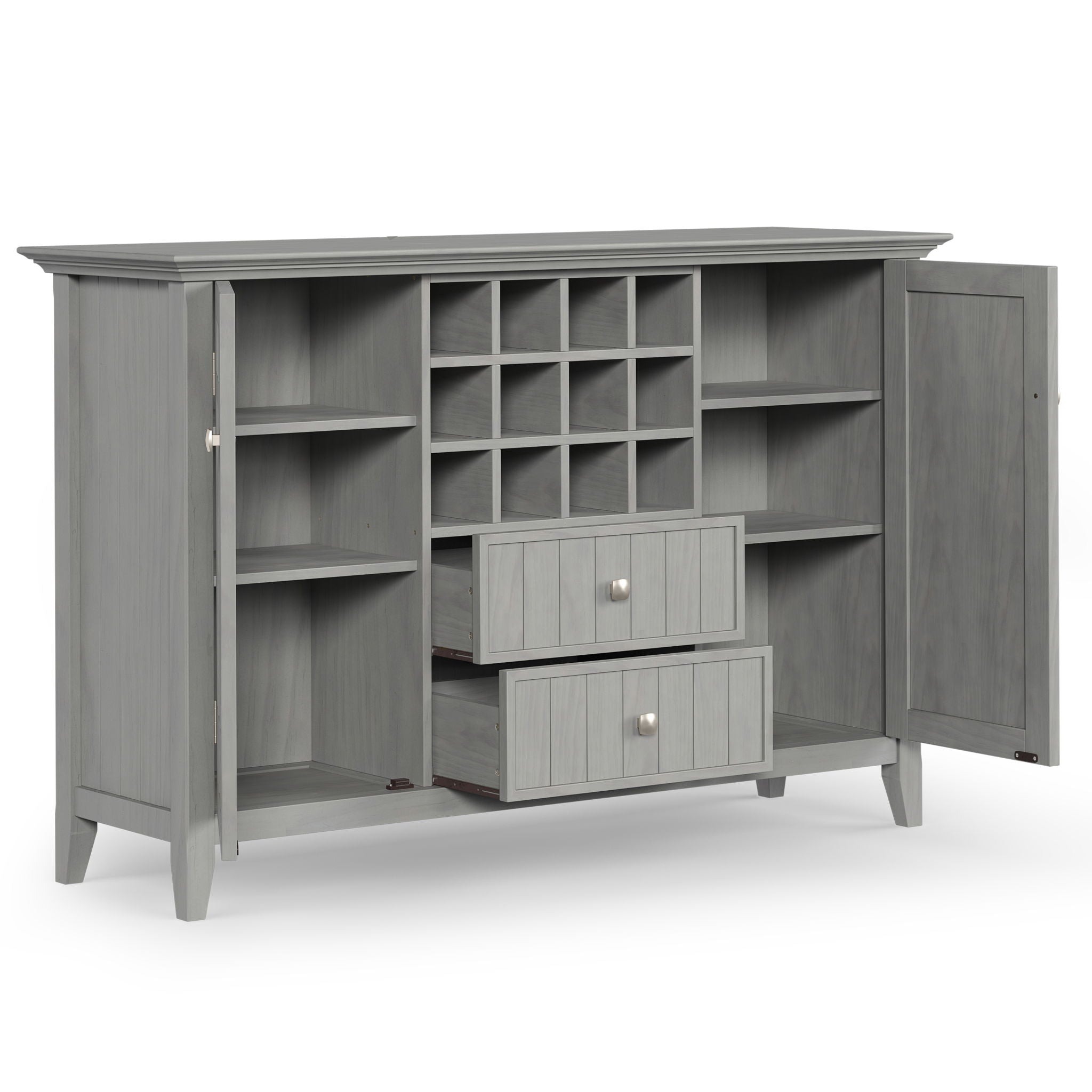 Bedford - Sideboard Buffet And Wine Rack by HouseOfZazla