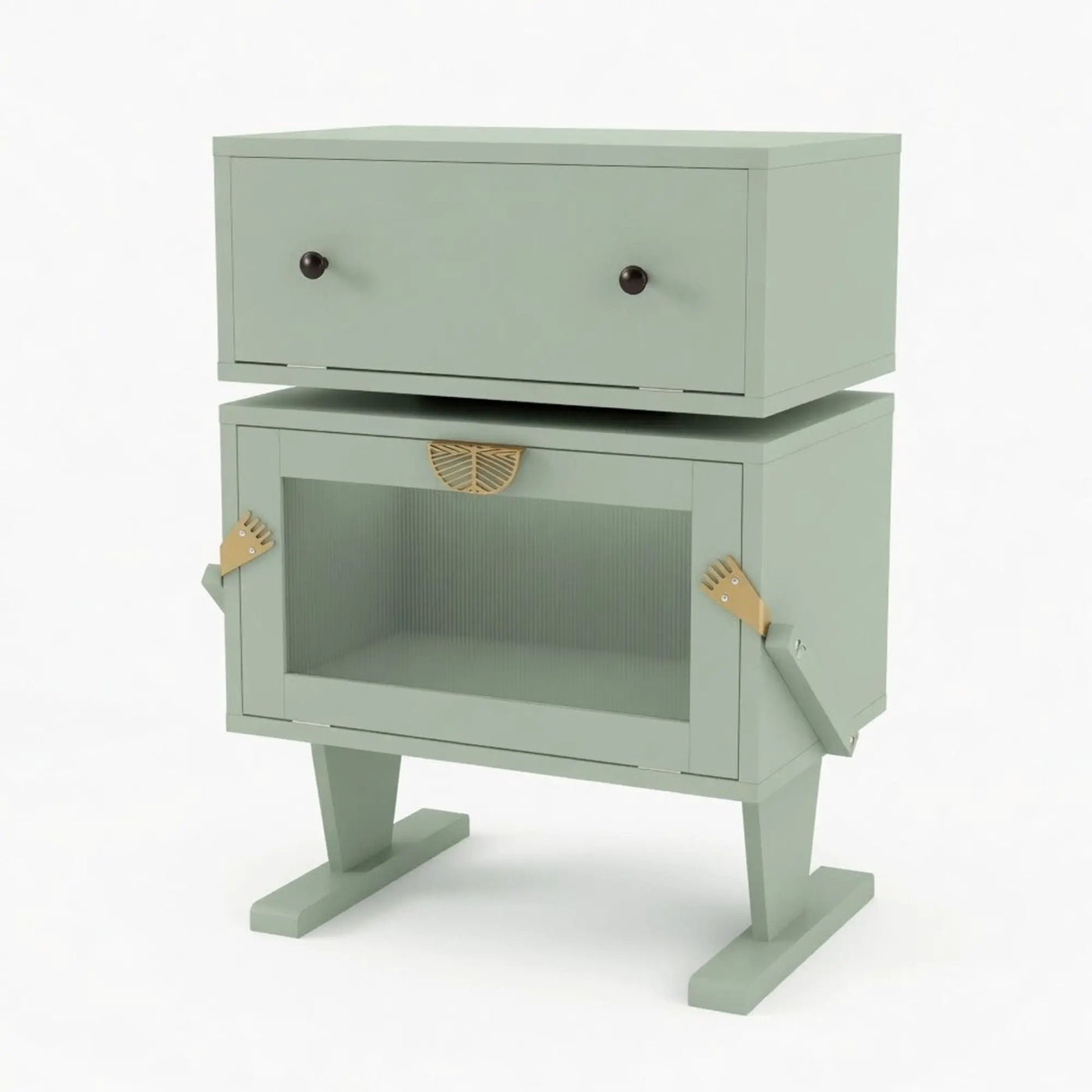 Robot LED Nightstand With 360° Rotating Drawer by HouseOfZazla